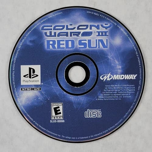 Colony Wars III Red Sun - Loose Sony PS1 Playstation 1 Disc