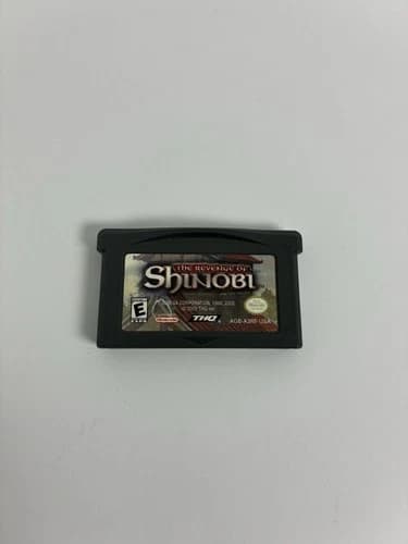 The Revenge of Shinobi Nintendo Game Boy Advance GBA SEGA Game Cartridge Tested