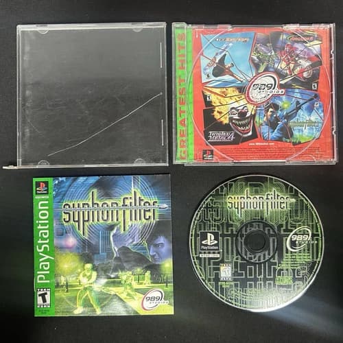 Syphon Filter - Sony PlayStation 1 (PS1) Complete in Box CIB Working/Tested