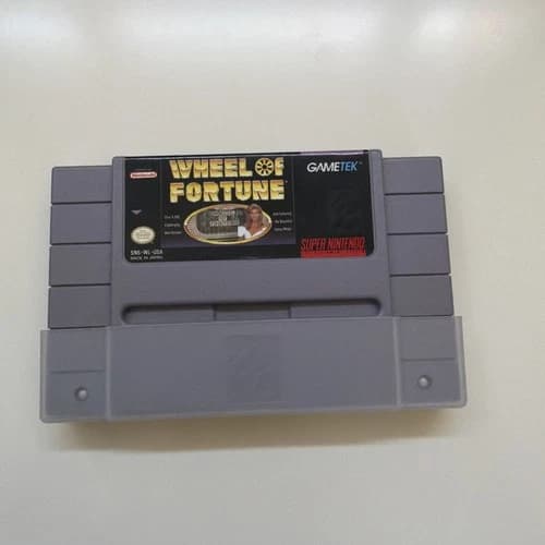 Nintendo SNES- Wheel Of Fortune- Cart Only
