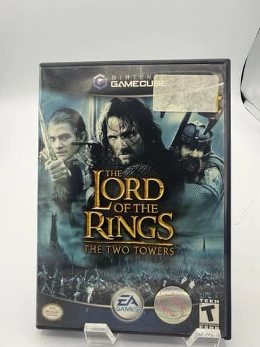 LOTRS-Lord of the Rings: The Two Towers Video Game GameCube CIB