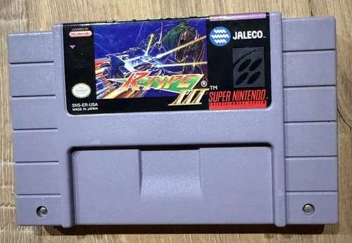 Snes Super Nintendo R-Type III: The Third Lightning Hand Polished Contacts