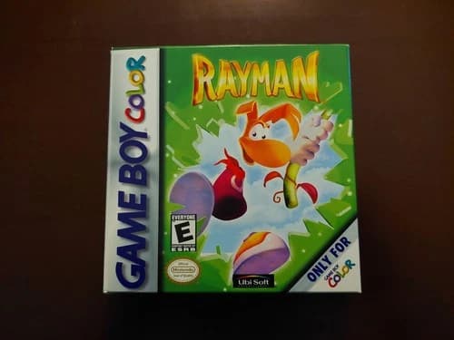 Rayman (Nintendo Game Boy Color 2000) Complete in Box With Manual And Inserts