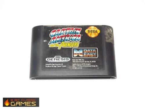 Captain America and The Avengers GAME ONLY - Sega Genesis - 44a