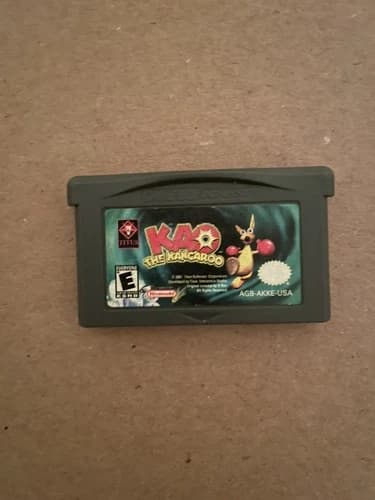 Kao the Kangaroo (Nintendo GameBoy Advance, GBA) Cartridge Only - Tested