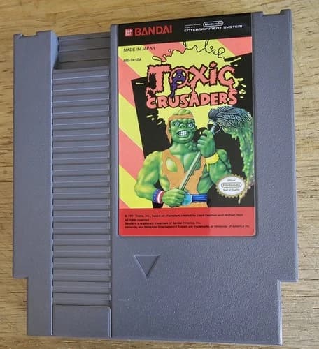 Toxic Crusaders (Nintendo NES) Cartridge Only Clean Tested
