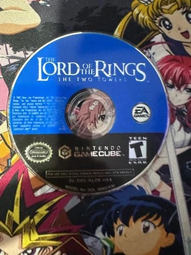 The Lord of the Rings The Two Towers Nintendo GameCube Disc Only