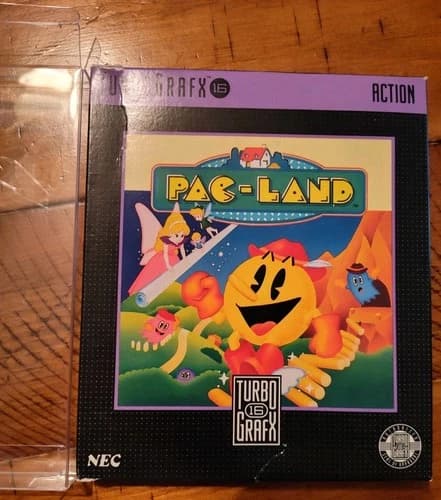 Pac-Land (TurboGrafx-16) Complete In Box W/Protector