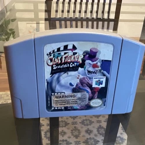 Nintendo ClayFighter: Sculptor's Cut Fighting Game T-Teen NTSC-U/C N64
