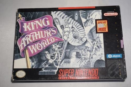King Arthur's World (Super Nintendo SNES) Complete in Box CIB