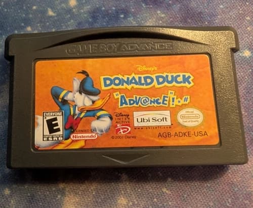 Disney's Donald Duck Advance (Nintendo GBA, 2001) CART ONLY - Tested Working