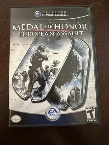 Medal of Honor: European Assault (Nintendo GameCube, 2005) Complete With Manual