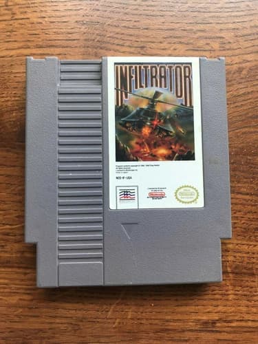 Infiltrator Nintendo NES Game - TESTED - Fast Shipping