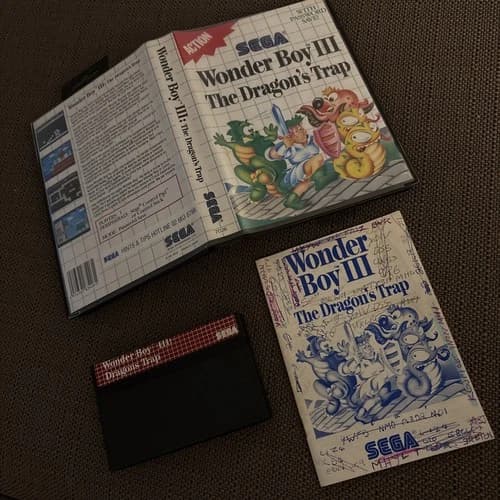 Wonder Boy III: The Dragon's Trap - SEGA Master System Game Complete 3 Manual