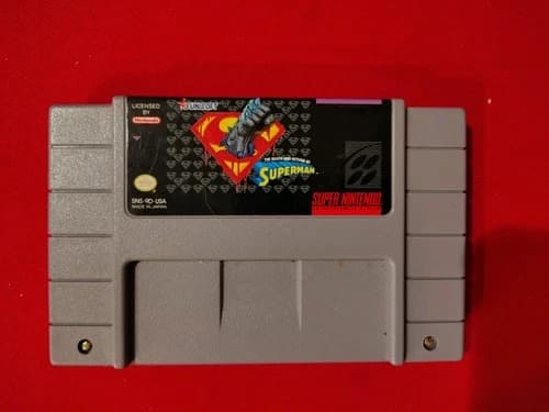 The Death and Return of Superman SNES Super Nintendo Cartridge Only