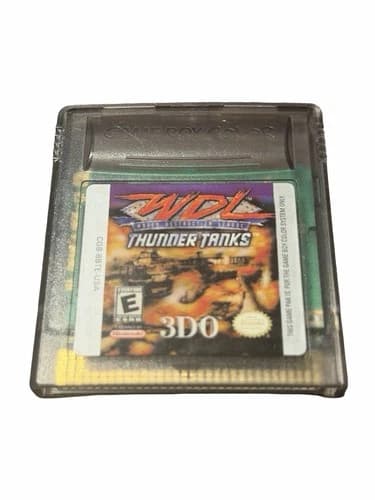 WDL Thunder Tanks (Nintendo Game Boy Color GBC) Original Game