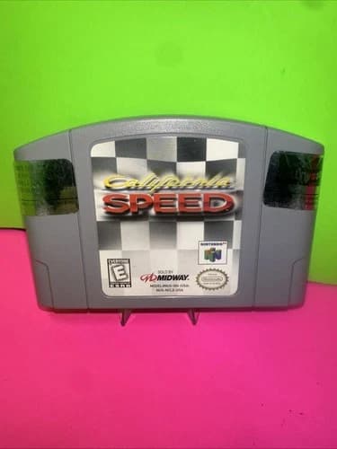 California Speed (Nintendo 64, 1999) N64 Cartridge ONLY ~Authentic~Tested~L@@K
