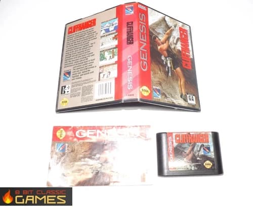 Cliffhanger COMPLETE BOX - Sega Genesis - 49a