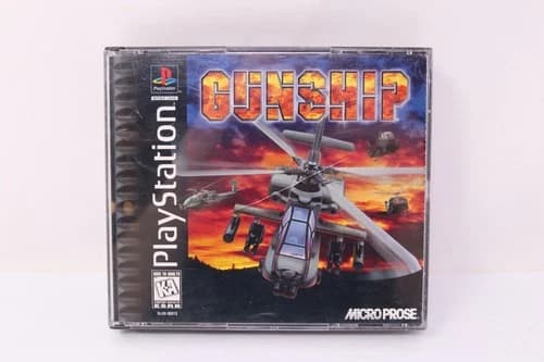 Gunship Sony PlayStation 1 Tested Working
