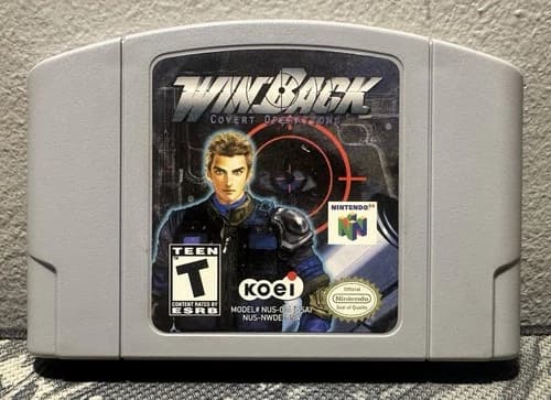 WINBACK Covert Operations (Nintendo 64, N64, 1999) Authentic Tested Working