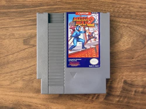 Mega Man 2, NES Official, Authentic Nintendo Game Cartridge, Cleaned & Tested