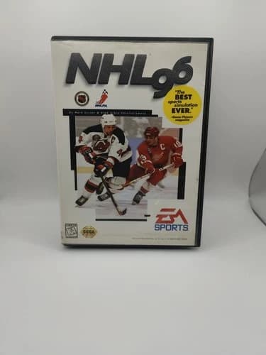 NHL 96 (Sega Genesis, 1995) w/ Box manual game Sega Genesis