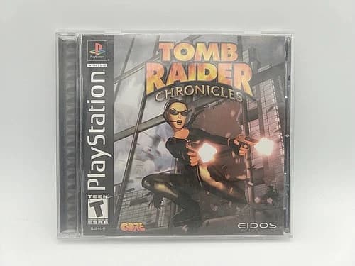 Tomb Raider: Chronicles (Sony PlayStation 1, 2000) CIB TESTED