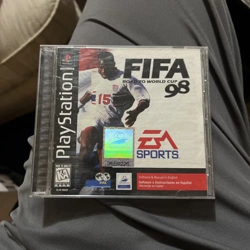 FIFA 98 Road to World Cup PlayStation 1 PS1 PSX COMPLETE CIB