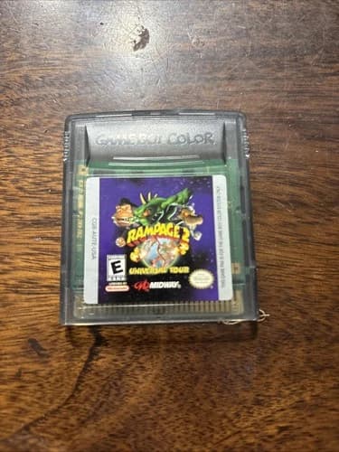 * Rampage 2 Universal Tour (Nintendo Game Boy Color GBC) Cartridge Only
