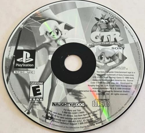 CTR: Crash Team Racing - GH (PlayStation 1, PS1) DISC ONLY | NO TRACKING | M2732