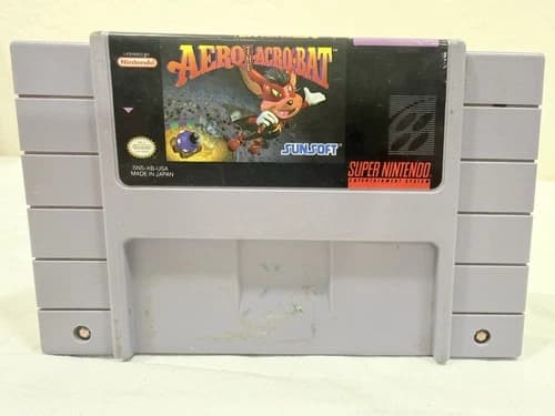 Aero the Acro-Bat (Super Nintendo Entertainment System, 1993) SNES Tested!