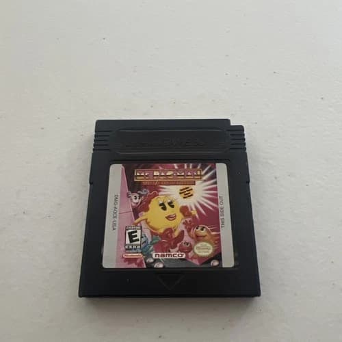 Ms. Pac-Man Nintendo Game Boy Authentic 1993 Tested & Working