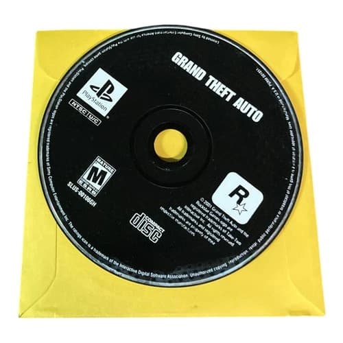 Sony PlayStation 1 PS1 Disc Only TESTED Grand Theft Auto 1998 GH