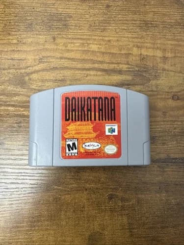 Daikatana (Nintendo 64, 2000) Cleaned Tested Authentic N64-pristine Label