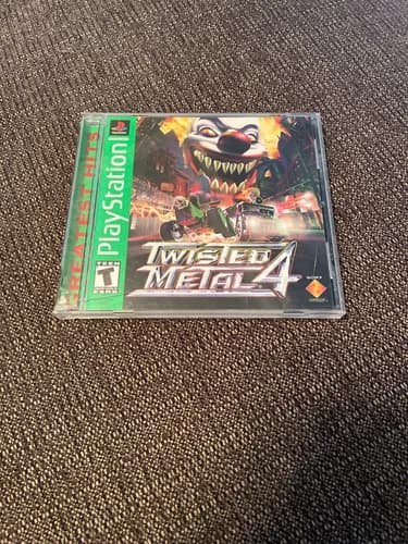 Twisted Metal 4 PlayStation PS1 Hits-- Complete with Underground Postcard
