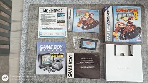 Donkey Kong Country 3 (Gameboy Advance GBA Game Boy) Complete CIB Authentic