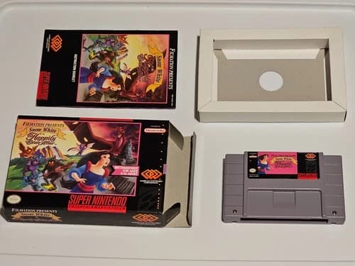 Snow White in Happily Ever After Super Nintendo SNES Video Game Complete
