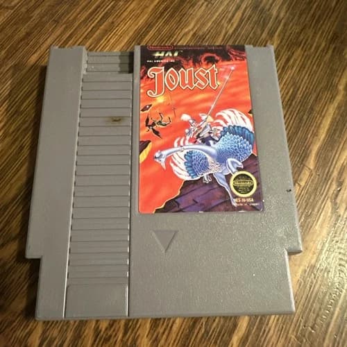 Joust (Nintendo Entertainment System, 1988) Tested and Working!