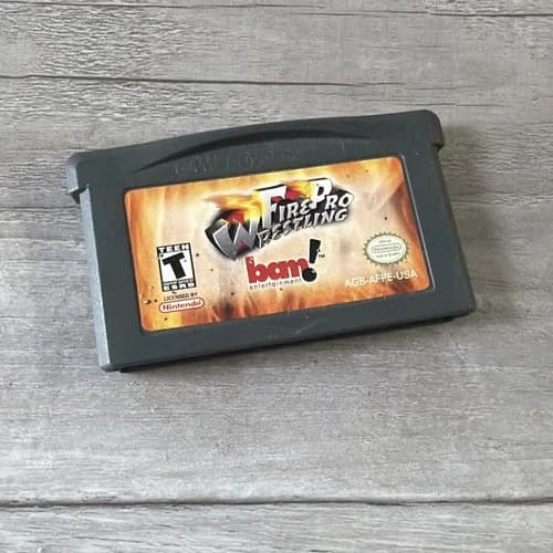 Fire Pro Wrestling (Nintendo GBA Game Boy Advance) Kane Undertaker HHH AUSTIN