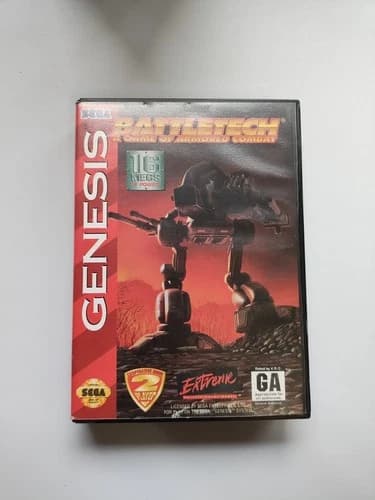 BattleTech: A Game of Armored Combat (Sega Genesis, 1994) CIB Complete