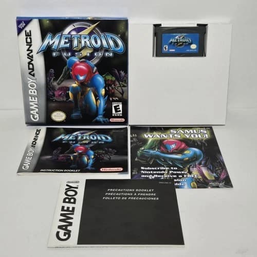 Metroid Fusion CIB GBA Authentic Tested (Nintendo Game Boy Advance, 2002)