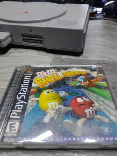 Sony Playstation 1 PS1 M&M's Shell Shocked CIB Game Cleaned & Tested