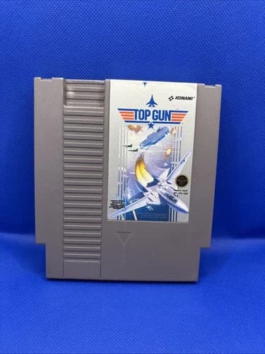 Top Gun Nintendo NES Cartridge Tested Clean. Authentic.