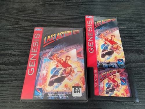 Last Action Hero Sega Genesis Complete In Box CIB Great Shape PU