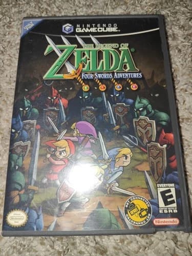 The Legend of Zelda: Four Swords Adventures (Nintendo GameCube, Rated E, US)