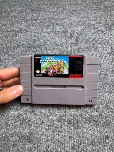 Super Mario Kart - Super Nintendo SNES 1992 Authentic