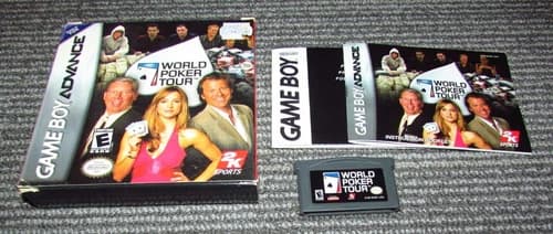 World Poker Tour for Game Boy Advance Complete Fast Shipping