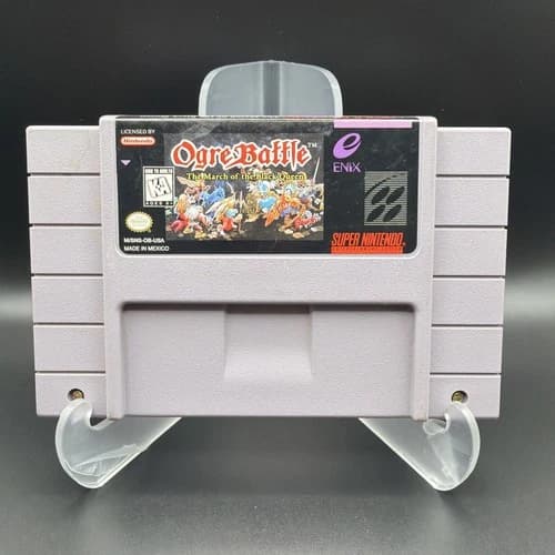 Ogre Battle: The March of the Black Queen SNES Authentic Tested Contacts Cleaned