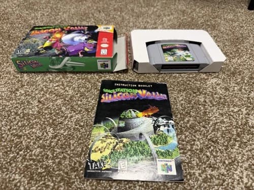 Space Station Silicon Valley Nintendo 64 N64 CIB