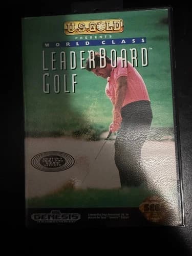 World Class Leaderboard Golf - GEN Sega Genesis - U.S. Gold - Good Condition